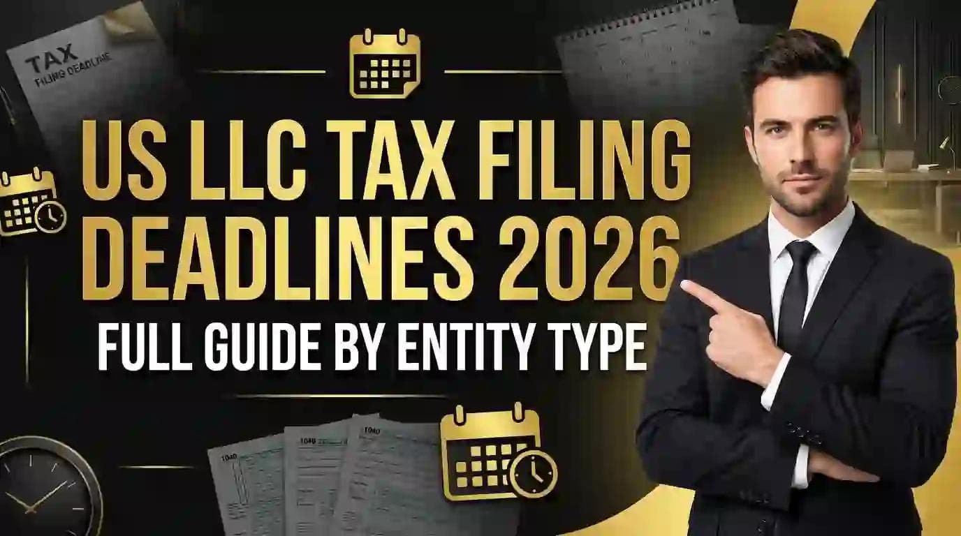 US LLC Tax Filing Deadlines 2026 Full Guide by Entity Type