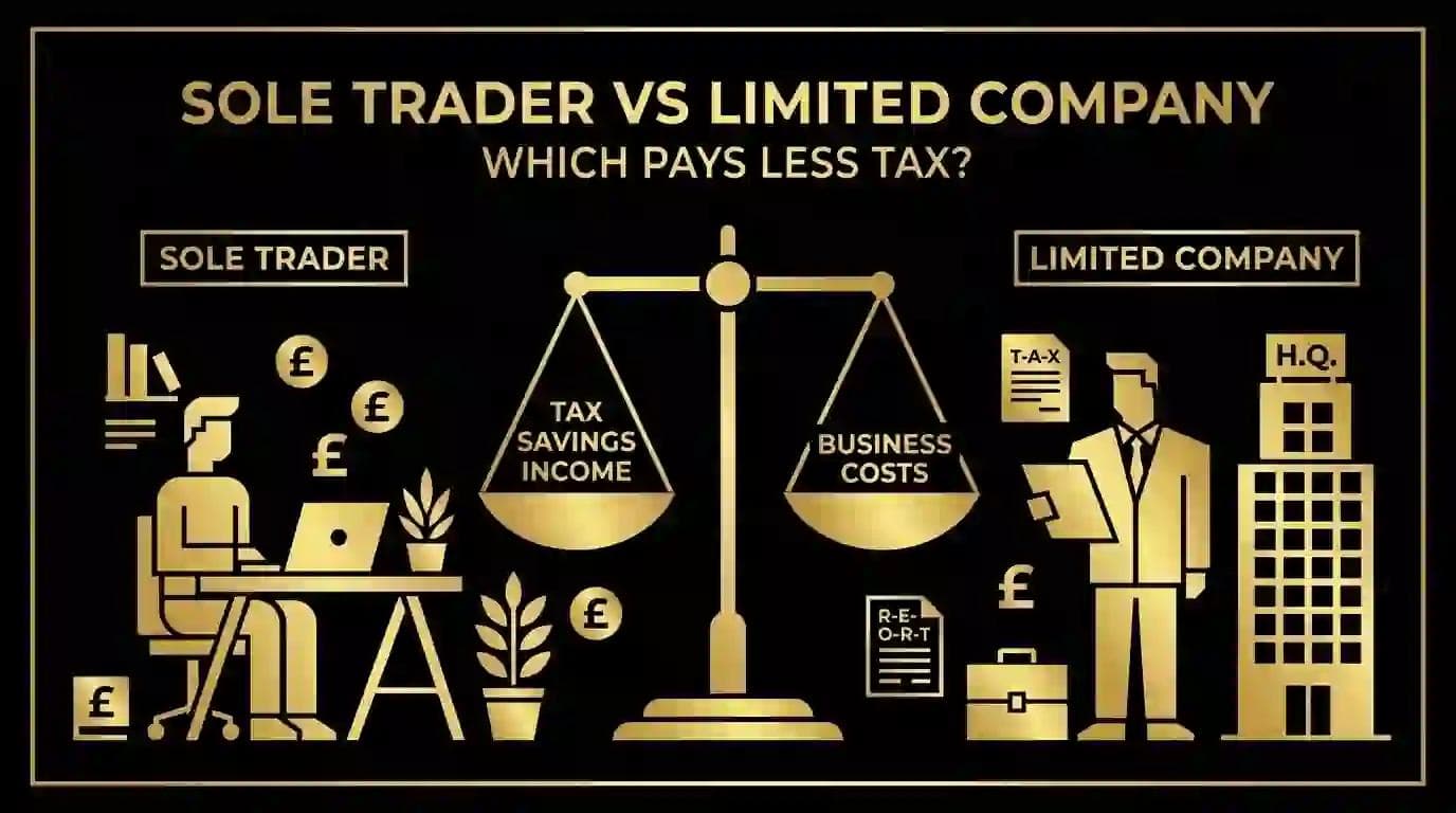 Sole Trader vs Limited Company UK Which Pays Less Tax