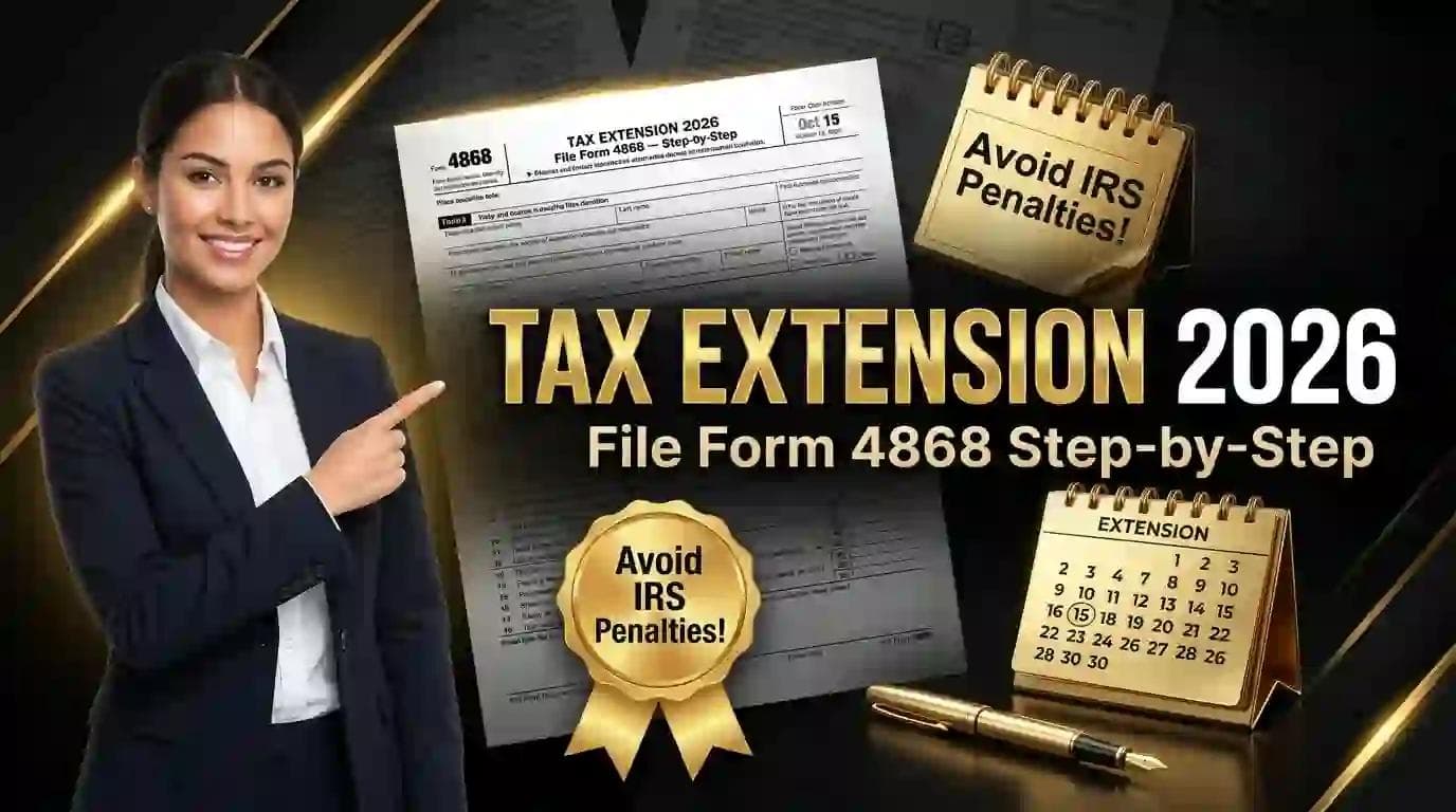 Tax Extension 2026 How to File Form 4868 Step-by-Step