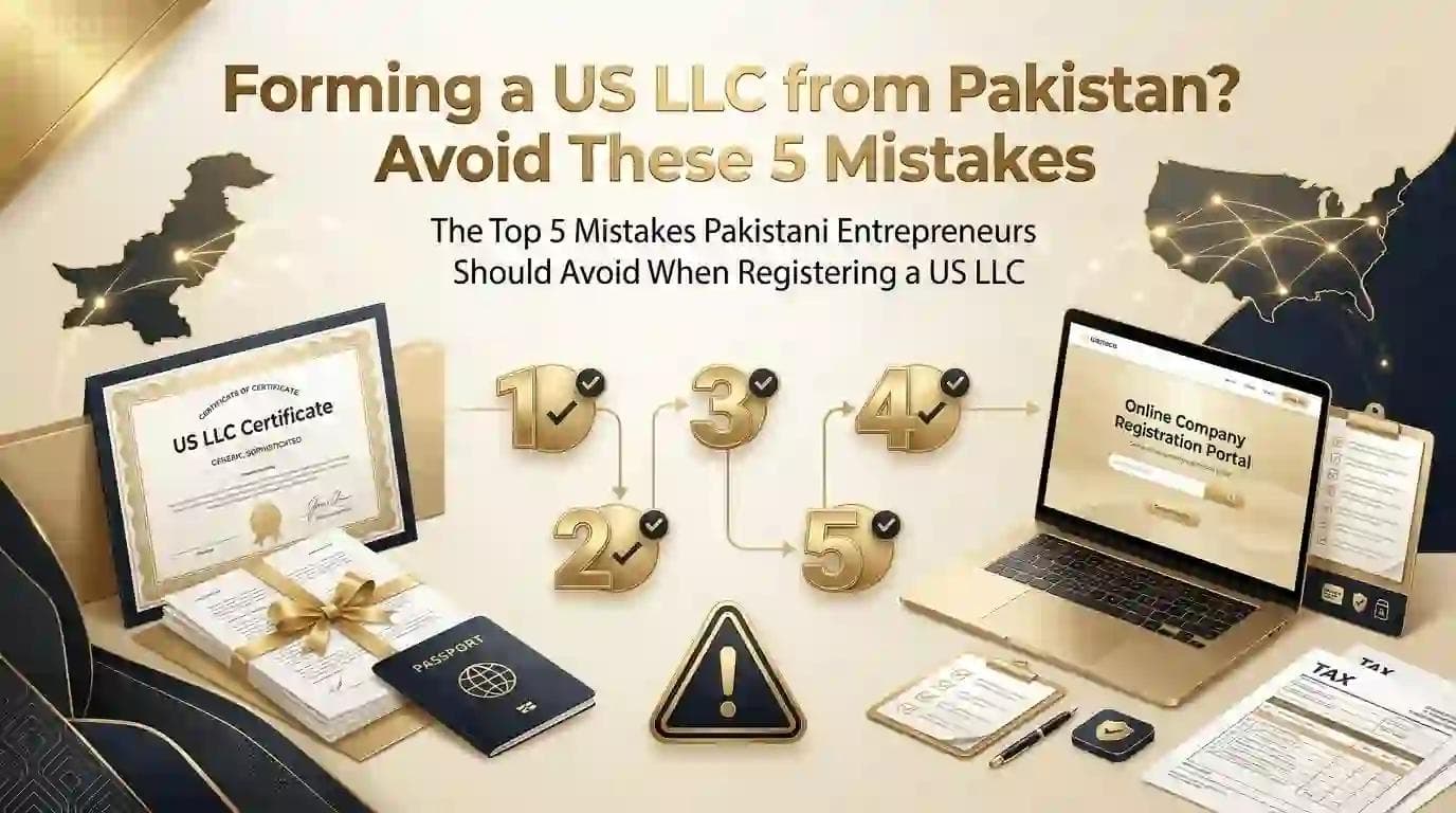 Forming a US LLC from Pakistan Avoid These 5 Mistakes