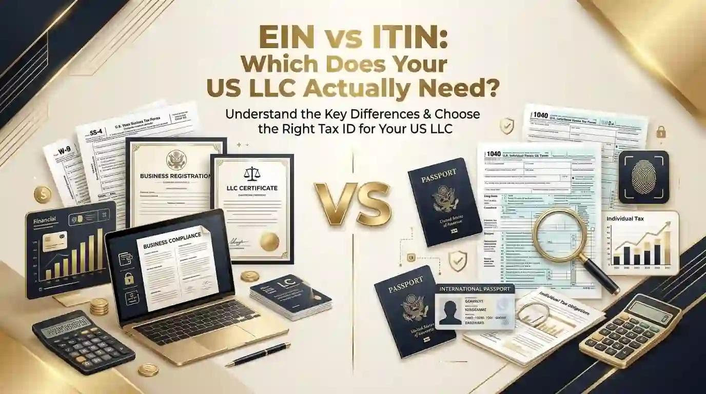 EIN vs ITIN Which Does Your US LLC Actually Need