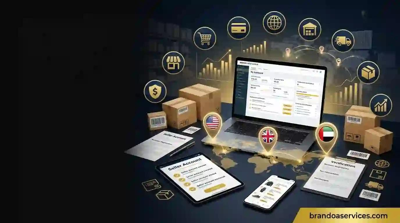 Amazon Seller Account Setup in USA, UK & UAE 2026 Guide
