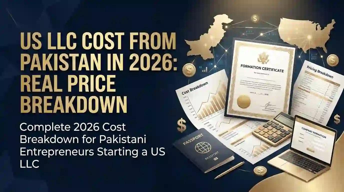 US LLC Cost From Pakistan in 2026 Real Price Breakdown