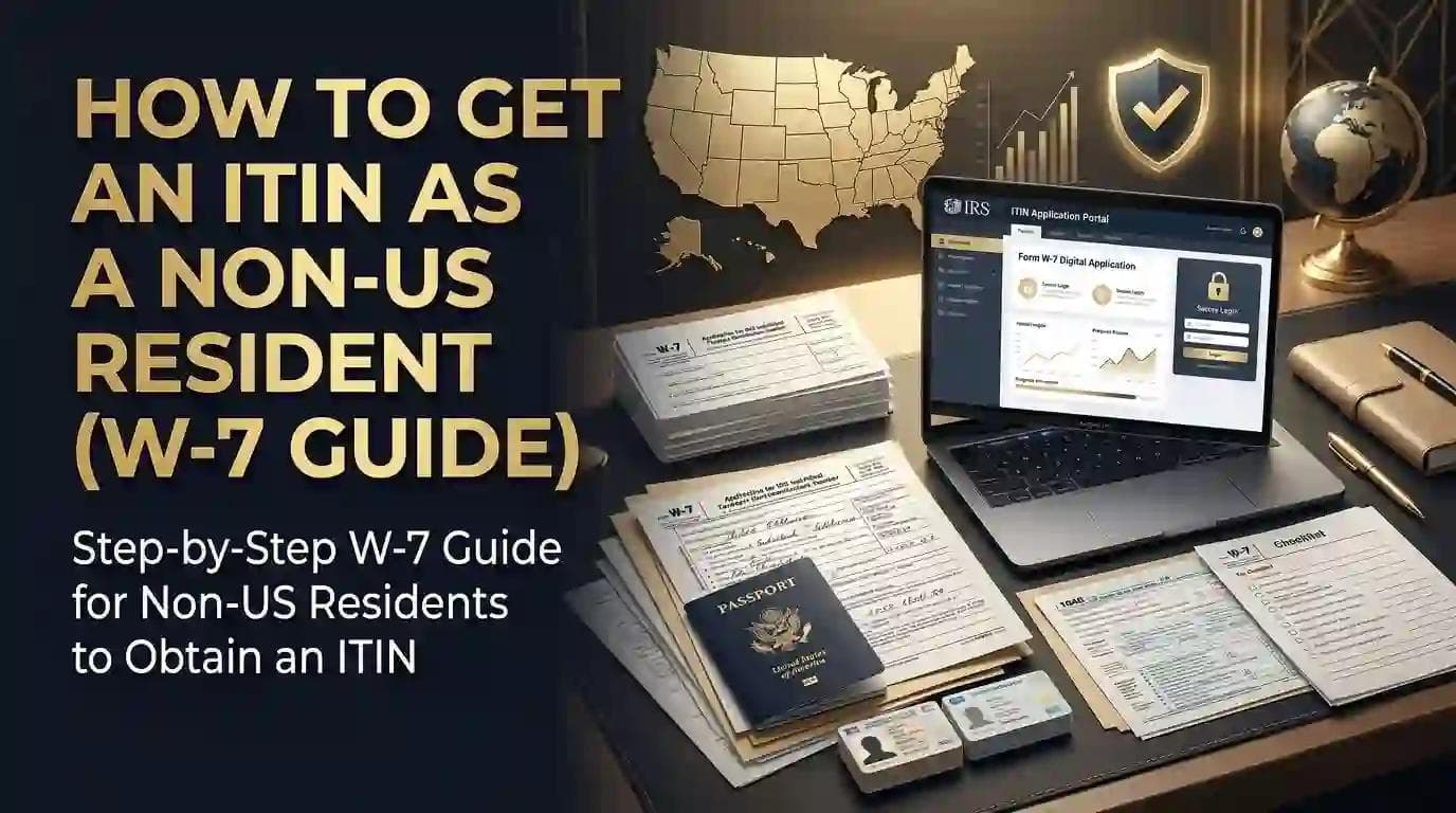 How to Get an ITIN as a Non-US Resident (W-7 Guide)